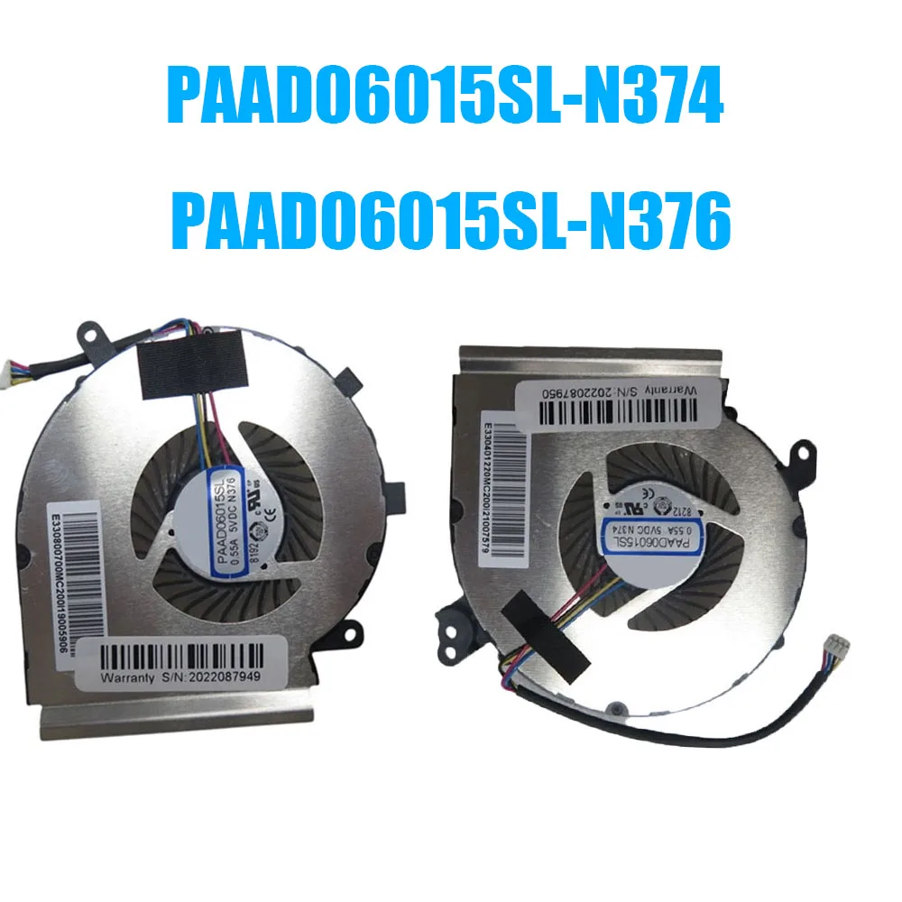 

PAAD06015SL-N374 PAAD06015SL N374 PAAD06015SL-N376 PAAD06015SL N376 5VDC 0.55A 4PIN 4Lines Laptop CPU GPU Fan New