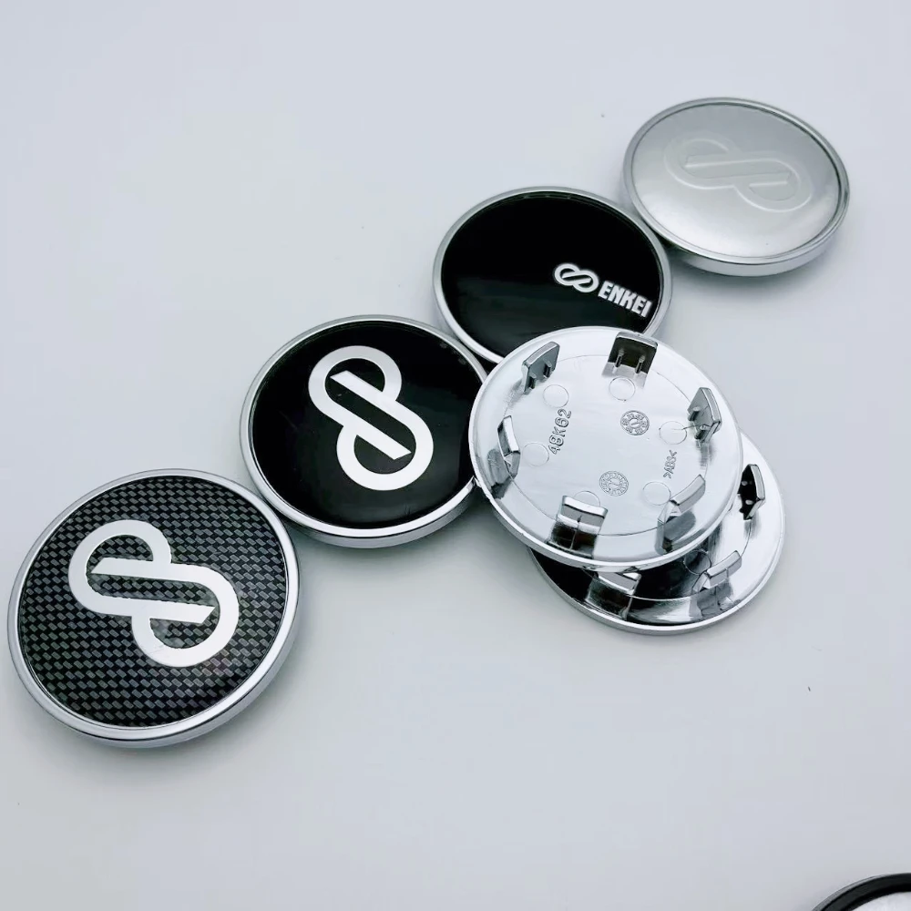 

4pcs JDM ENKEI Logo Emblem 62mm (I.D 47.5mm) Car Wheel Center Caps for Land Rover Rim Hubcaps Cover Replace Styling Accessories