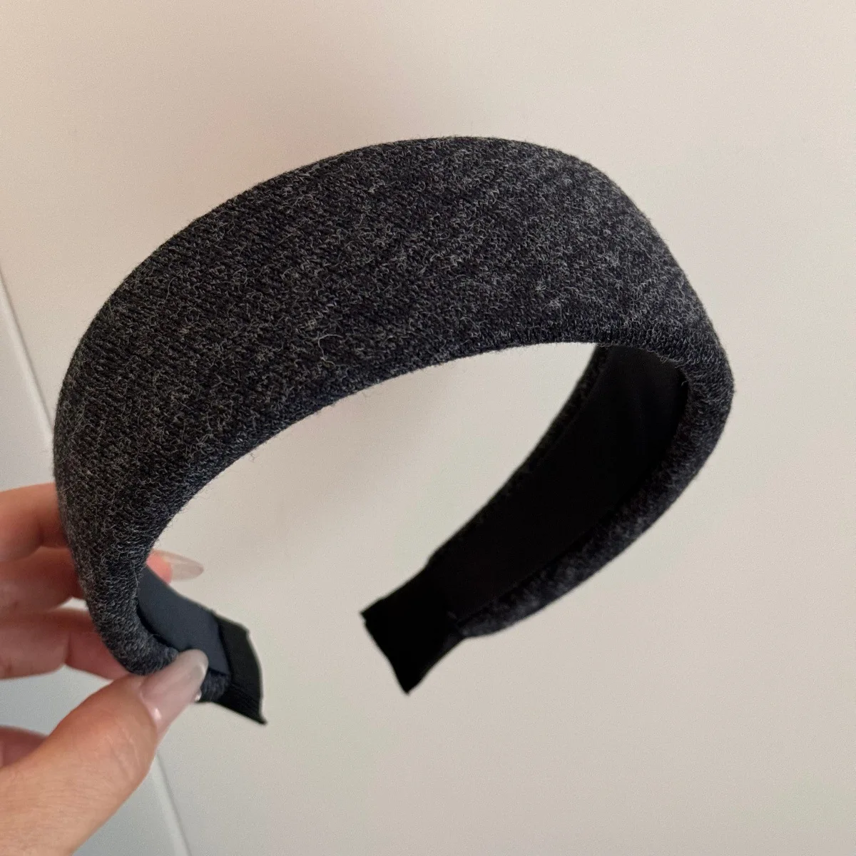 Headband Fabric High Crown Non Slip Full Coverage Face Washing Lightweight Autumn Winter Office Travel Women Hair Accessory