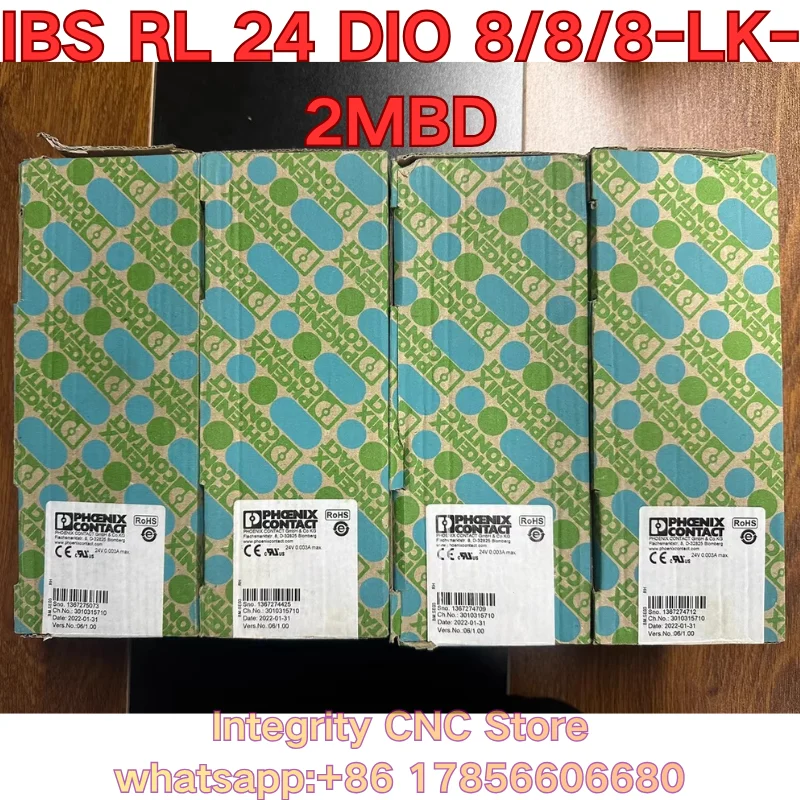 New IBS RL 24 DIO 8/8/8-LK-2MBD PLC module 2731571