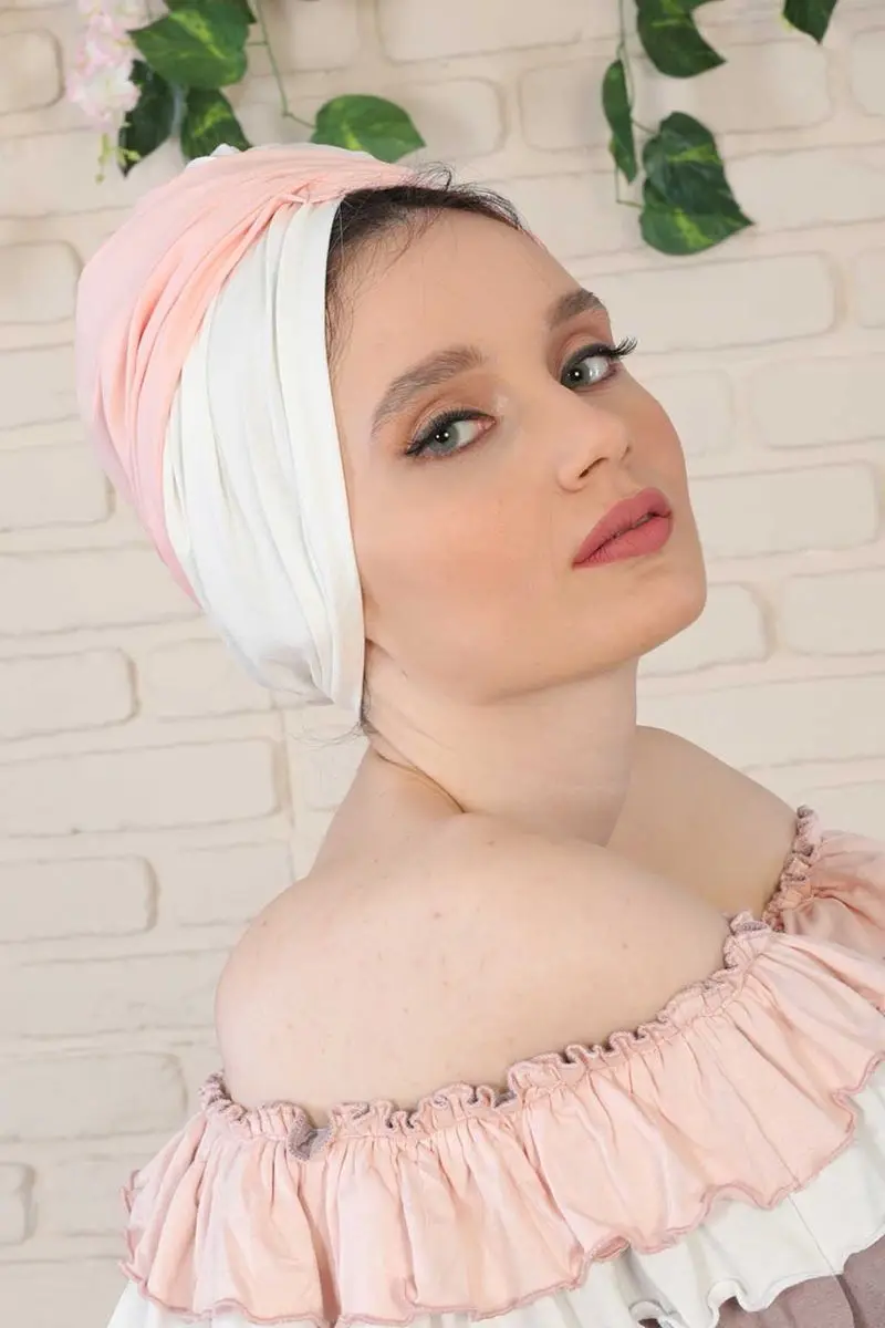 Hijab Bone two colors powder