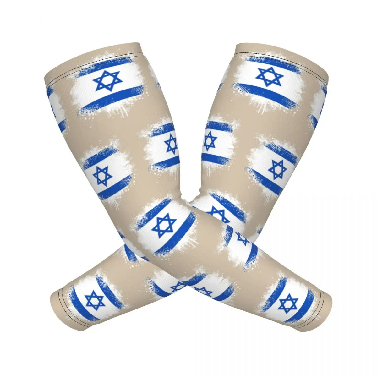 

Флаг Израиля - рукава Splat для мужчин и женщин, защита от солнца и ультрафиолета, накидка для татуировки, спортивное охлаждение, езда на велосипеде