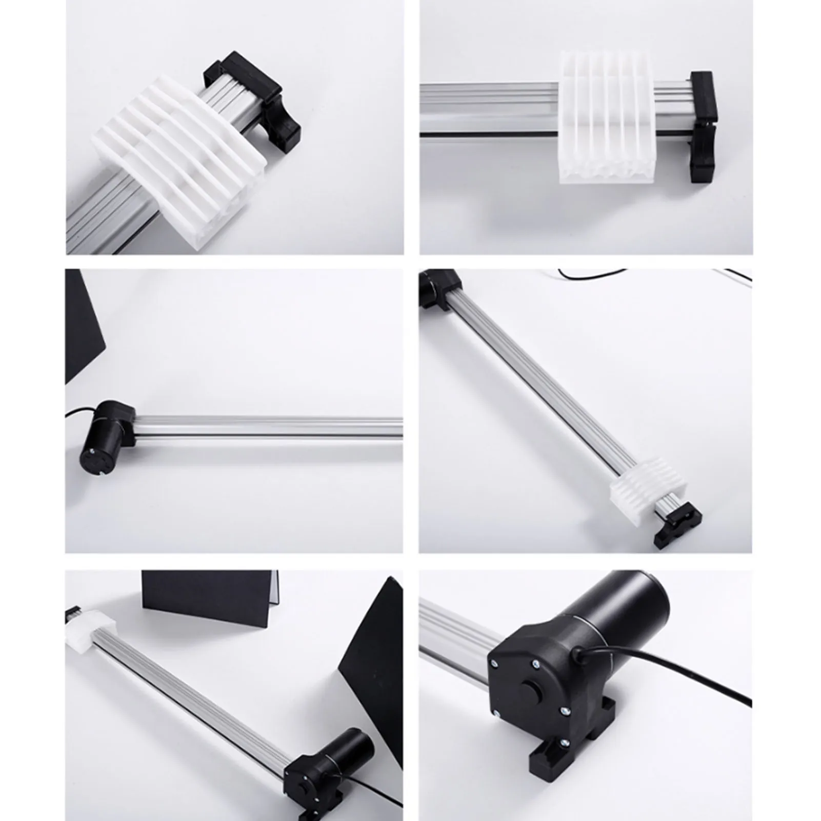 Electric Push Rod Slide Block Stable Connection Low Noise Motor Linear Actuator Slider for Replacement