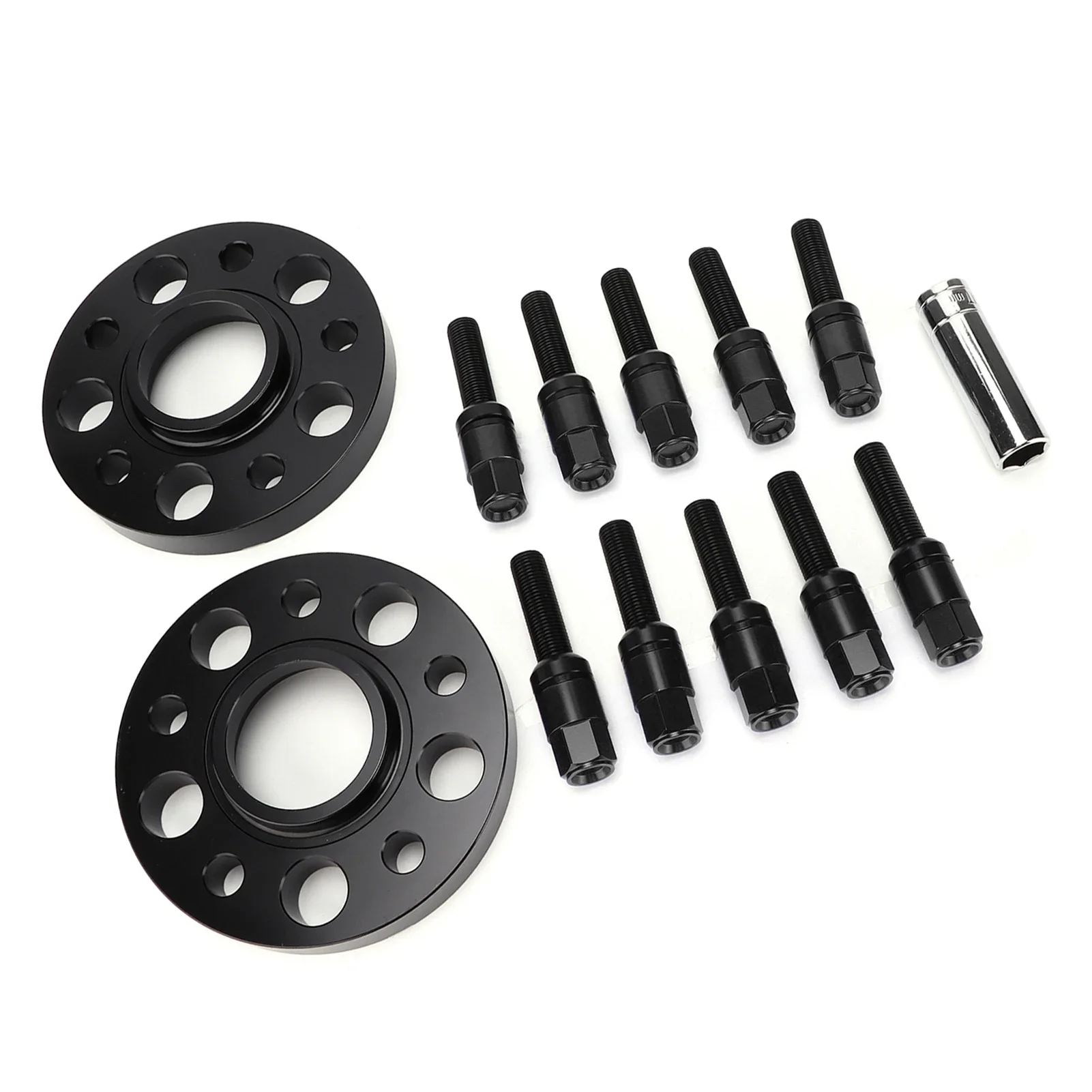 

Wheel Spacer Kit 20mm Bolt Pattern‑5x112mm M14x1.5 Replacement for SQ7 2016‑2020Black