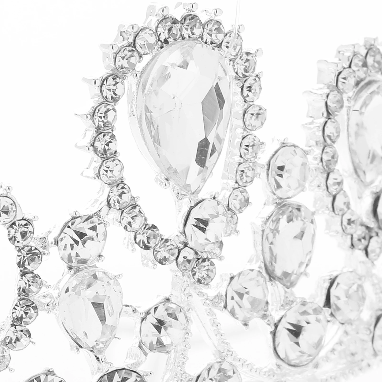 

Sparkling Rhinestone Crown Headband For Women Wedding Bridal Tiara Lightweight Comfortable Crown Hair Accessories Party Cosplay