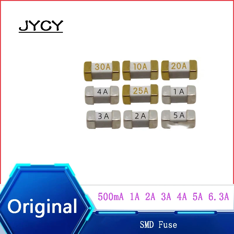 5pcs/lot  1808 AC 0451 SMD fast blow fuse 0.5A 500mA 1A 2A 3A 4A 5A 6.3A 8A 10A 12A 15A 500MA 750MA Fuse Holder