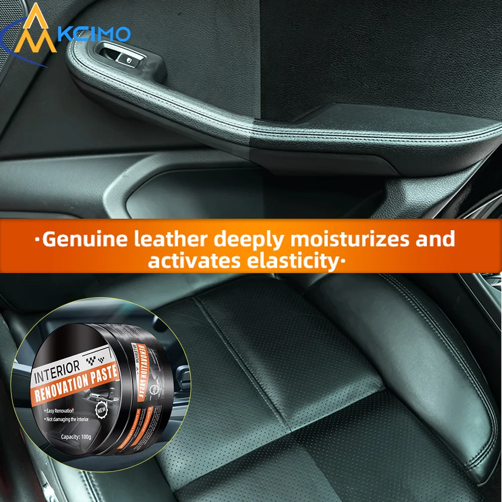 

Leather Interior Car Cleaner Anti-Stain Nourishing Automotive Interior Cleaner Versatile Car Interior Polish For Chair Couch