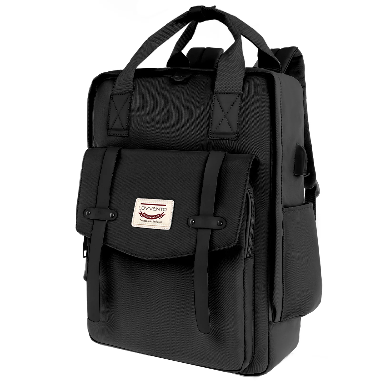 Mochila informal impermeable para ordenador portátil, bolso escolar de gran capacidad, de viaje, con asa de transporte suave, Unisex, 16x12x5,2