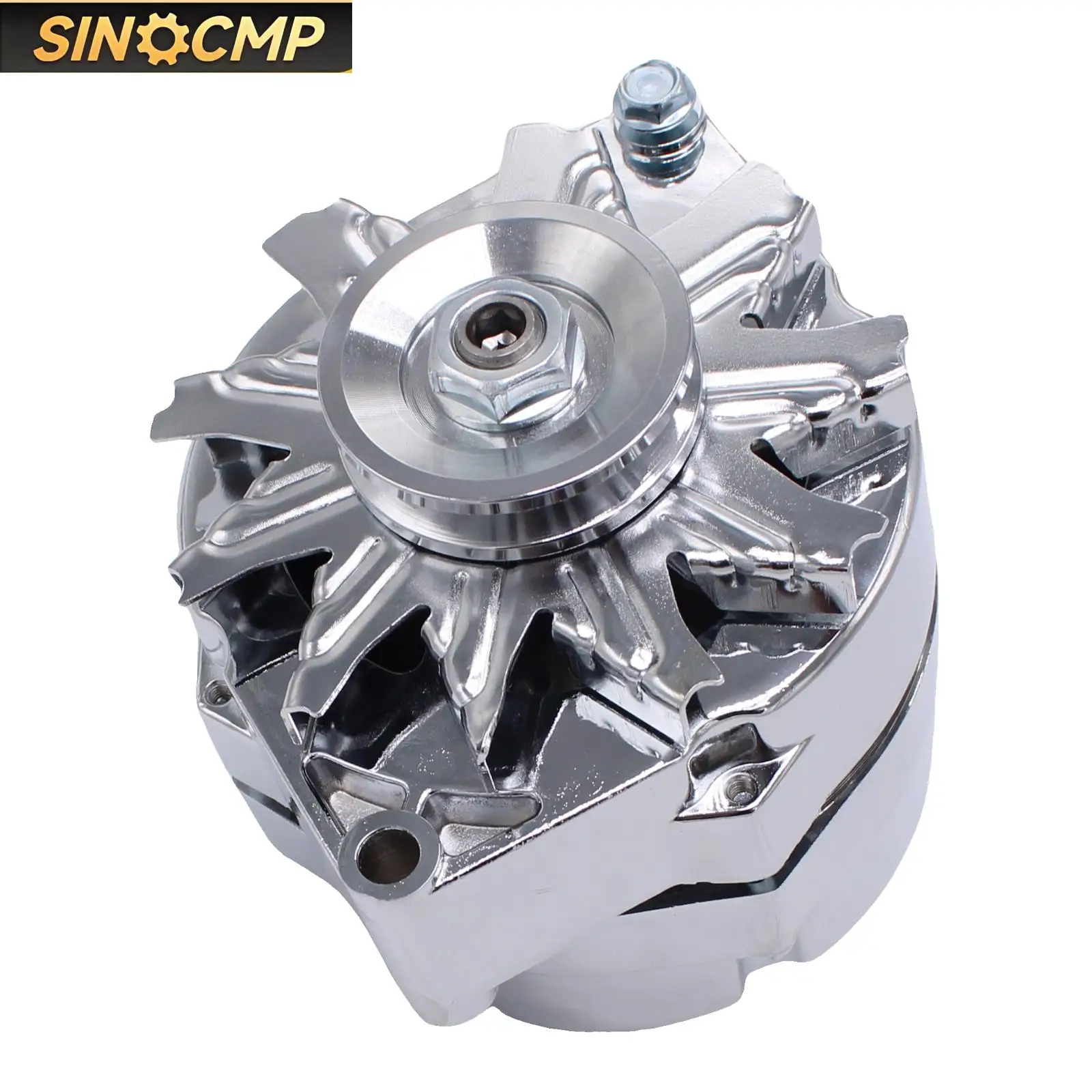 

1 шт., 110 А, хромированный генератор переменного тока ADR0335-C для GM 305 350 BBC SBC 110 А, хромированный генератор переменного тока, автомобильные детали