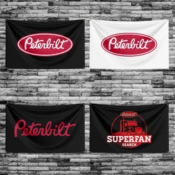 90*150CM Peterbilts Racing car Flag Banner Polyester Printed Garage or Bedroom Living Room Decoration