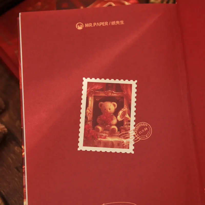 224 ورقة/كتاب الدب الصغير سلسلة منزل رومانسي لطيف دفتر الطالب مخطط كتيب مدرسة مكتب لوازم مكتبية #3