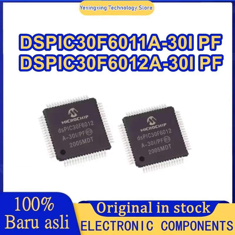DSPIC30F6011A-30I/PF DSPIC30F6012A-30I/PF DSPIC30F6011A-30I DSPIC30F6012A-30I DSPIC30F6011A DSPIC30F6012A IC MCU Chip TQFP64