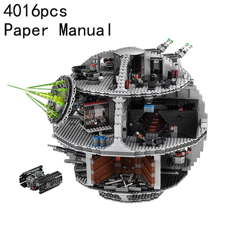 4016 Teile Death Space Bausteine, große Konstruktionssteine, Spielzeug, kompatibel mit Set 75159, Weihnachts- und Geburtstagsgeschenk für Erwachsene