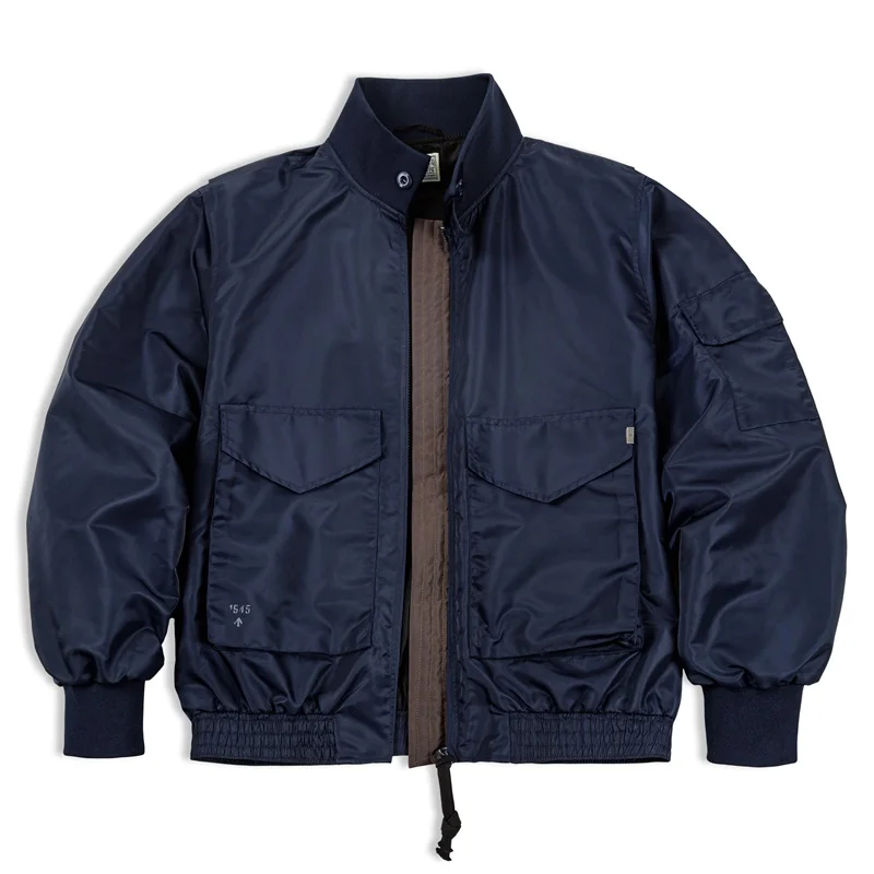 Maden G-8 WEP Bomber Jacket Men Navy Blue Casual Outerwear