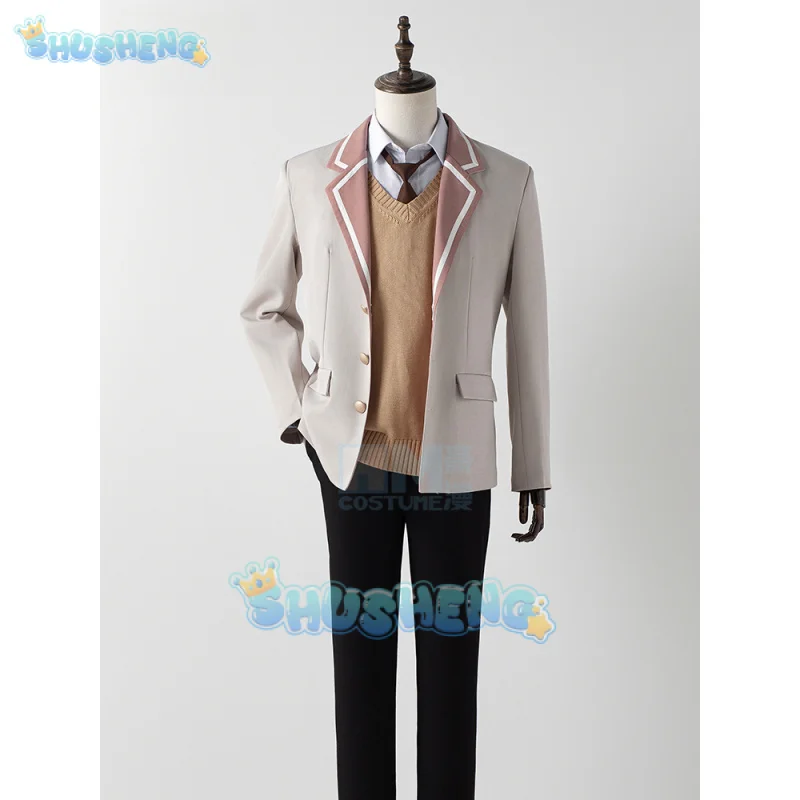 

Anime Roshidere Masachika Kuze Cosplay Costume Wig Suit School Uniform Jacket Alya Alisa Mikhailovna Kujou Halloween Women Men