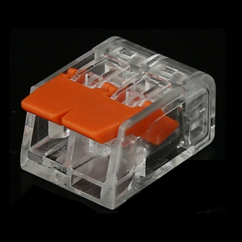 1PC Mini Quick Cable Splicing Connectors Lever Electrical Wire Connector 2/3/4/5Pin Compact Conductor Push-in Terminal Block