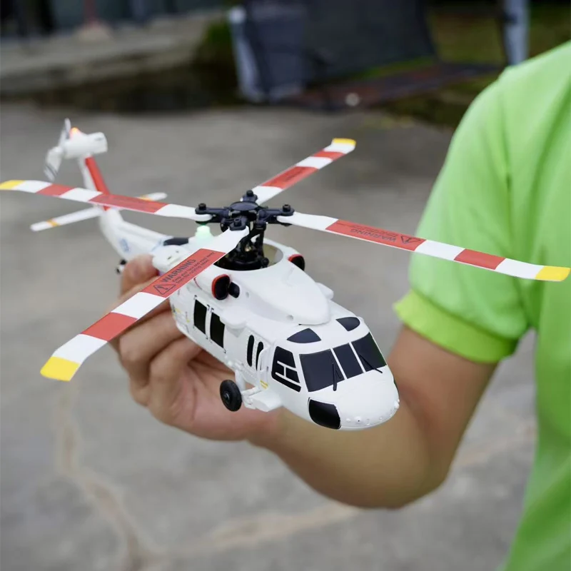 Upgrade WLToys K270 RC Helicopter with Optical Flow Barometer Hold UH-60L Scale 4CH 4 Blades Brushless Motor for Stable Flight