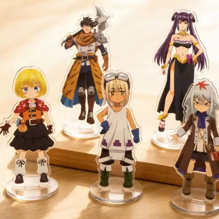 An Adventurer's Daily Grind at Age 29 Anime Character Acrylic Stand 15CM Hajime Anyango Rirui Accessories Cosplay Toy For Gift