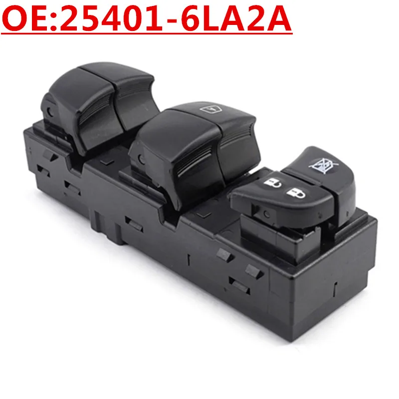 

New OE:25401-6LA2A Power Window Master Control Switch For Nissan