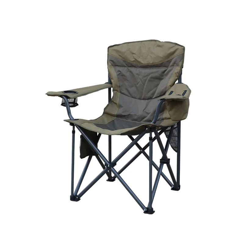 

Outdoor Cotton Armchair Reinforced Folding Chair Camping Fishing Chair, Backrest Director Sofa Chair