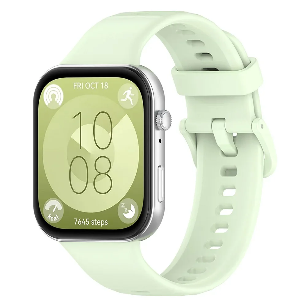 Силиконовый ремешок для Huawei Watch Fit 3, сменный ремешок для часов Huawei Watch Fit 4/Fit4 Pro, браслет Correa