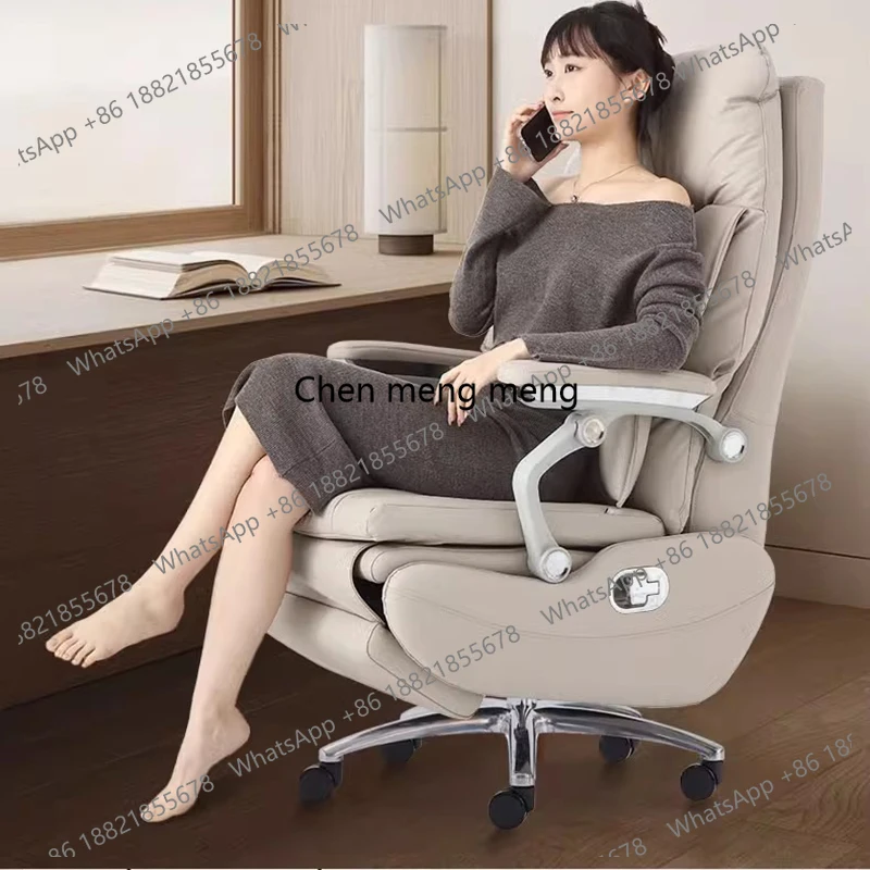 

Electric Boss Chair Leather Class Computer Office Business Comfortable Chair Light Luxury Single Cadeira Escritorio Furniture