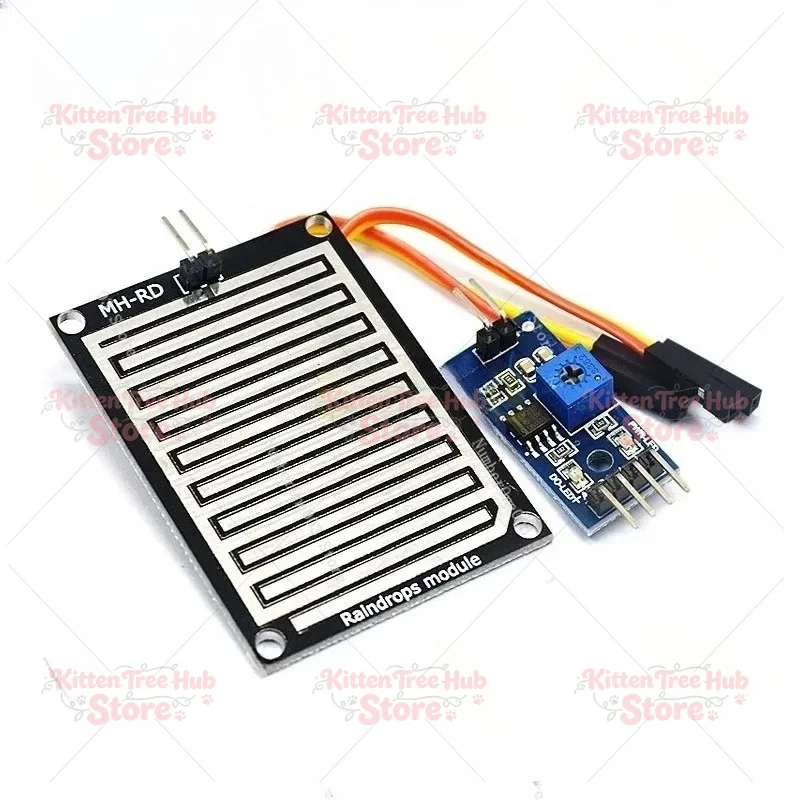 Digital Rain Snow Sensor Module W/Humidity Detection For ESP32 Raspberry Pi Weather Station