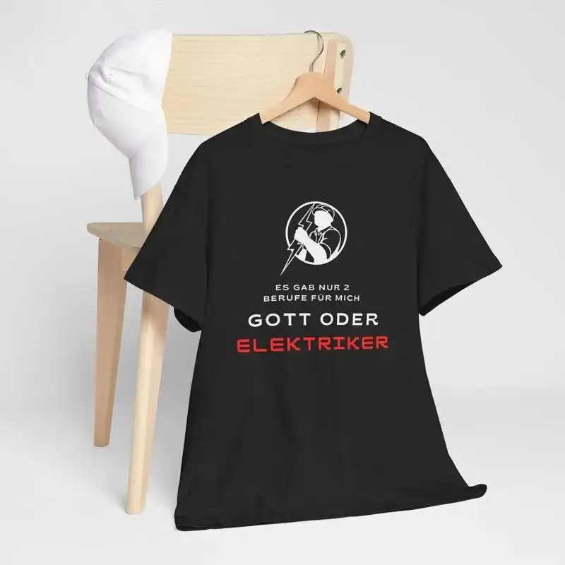 Electrician T Shirt There were only 2 jobs for me electronics technician with funny saying craftsmen