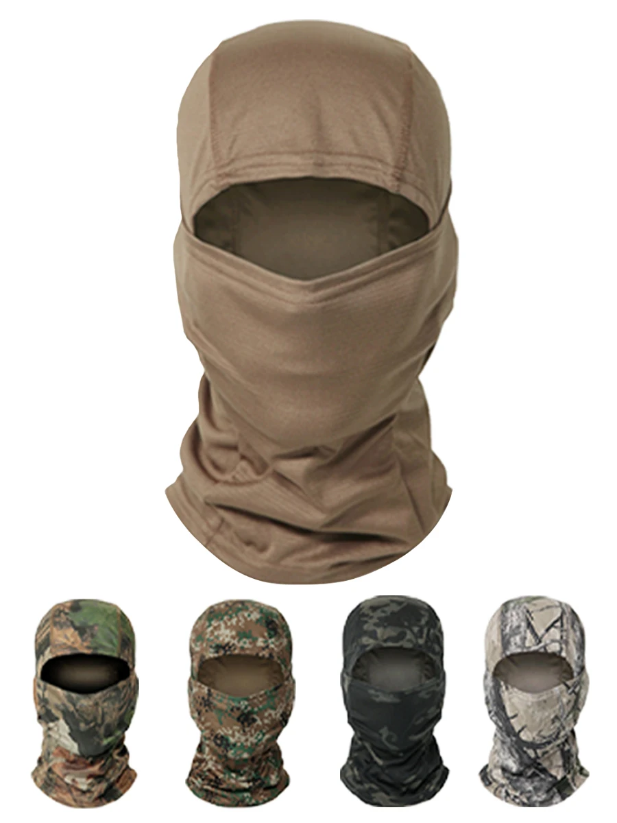 AliExpress NONE Balaclava Full Face Mask Quick-dry Hiking Cycling Sun Protection Hunting Hood Cap Men Women Bike Riding Head Ski Mask Cover