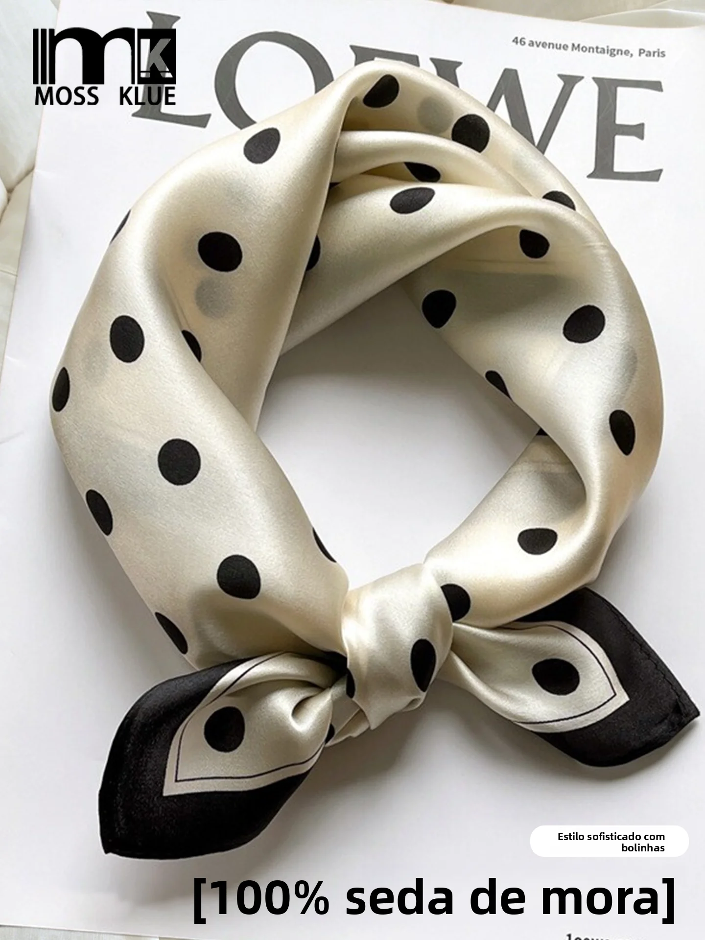 fashionable-polka-dot-silk-scarf-women's-silk-square-scarf-versatile-stylish-high-end-gift-lightweight-summer-wrap