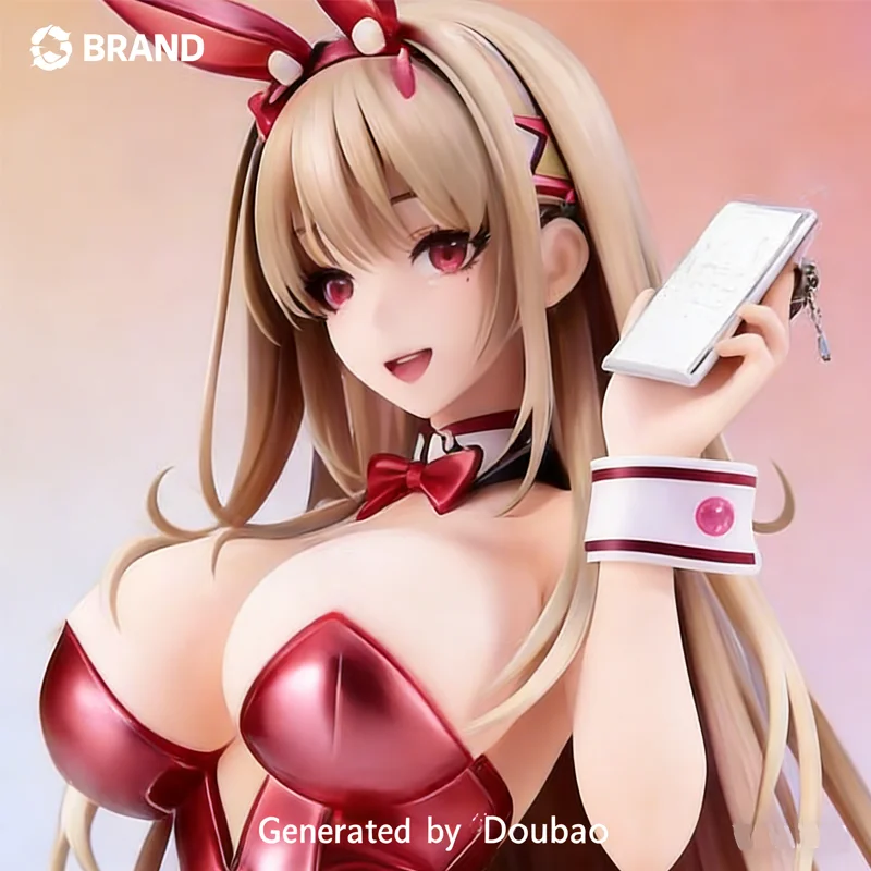 

Коллекционная фигурка GK Viper Bunny Girl в красном боди с ушками кролика, аниме-модель, декор для рабочего стола для коллекционеров