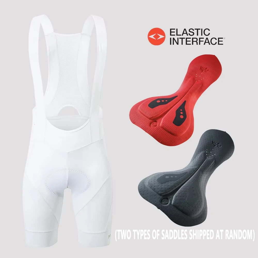 YKYW Herren Blaue Radhose mit Trägern, Italy Elastic Interface gepolstert, Sommer Outdoor Fahrrad-Trägerhose für 7 Stunden Fahrkomfort