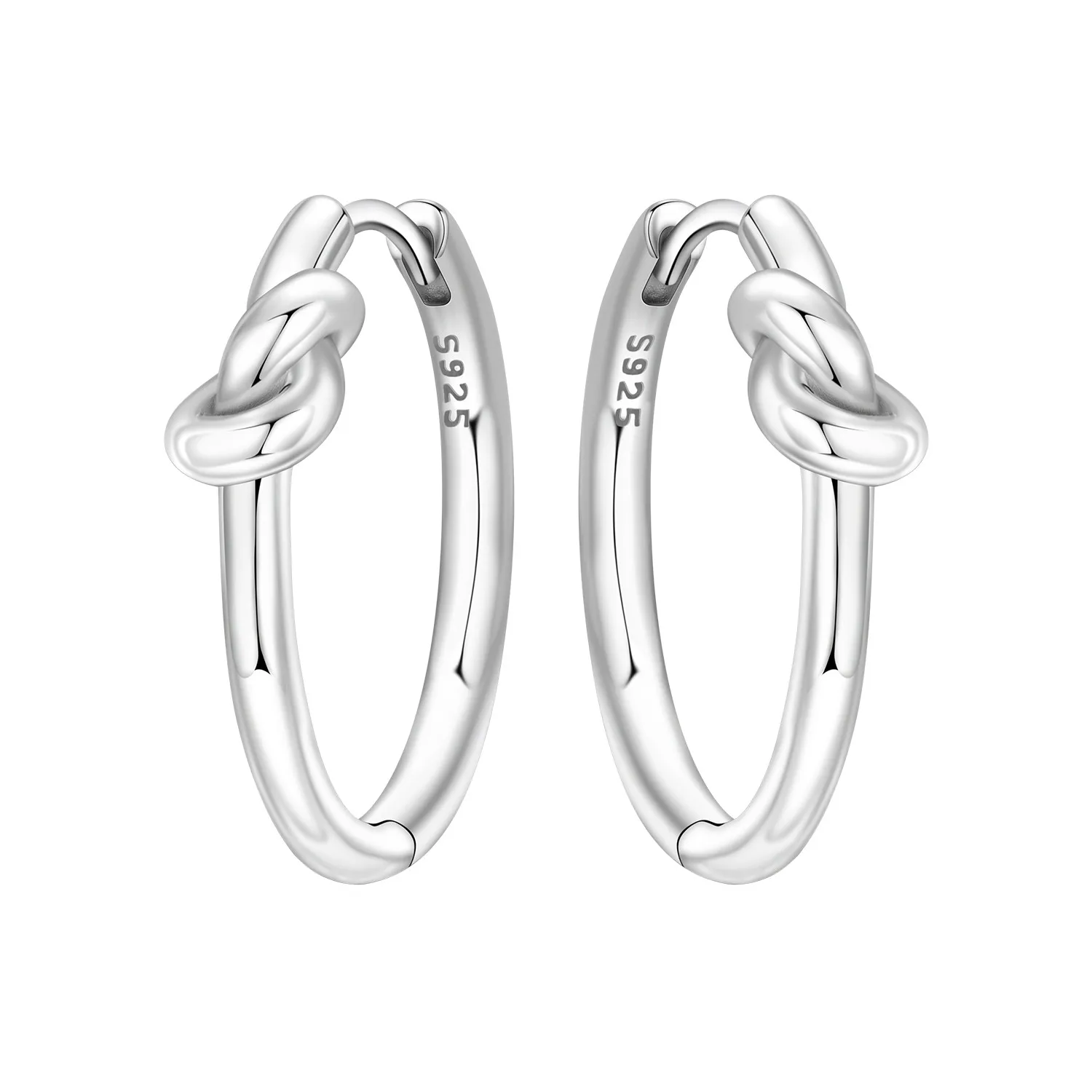 

Серьги MISEFF из стерлингового серебра S925, простые серьги с узлами, универсальные модные украшения для женщин, подарок на день матери