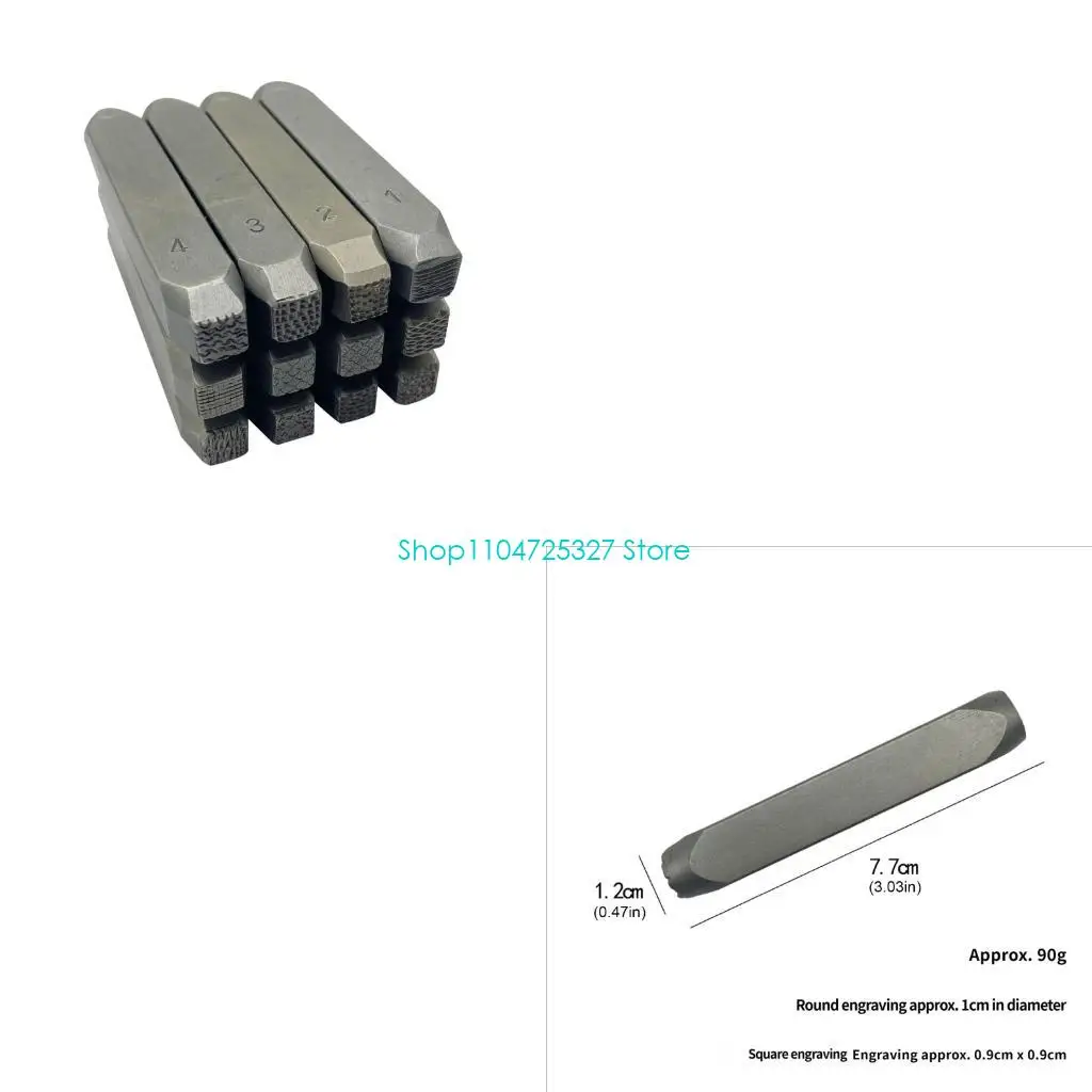 D8KF Practical Alloy Steel Stamping Tool For DIY Goldsmith Projects