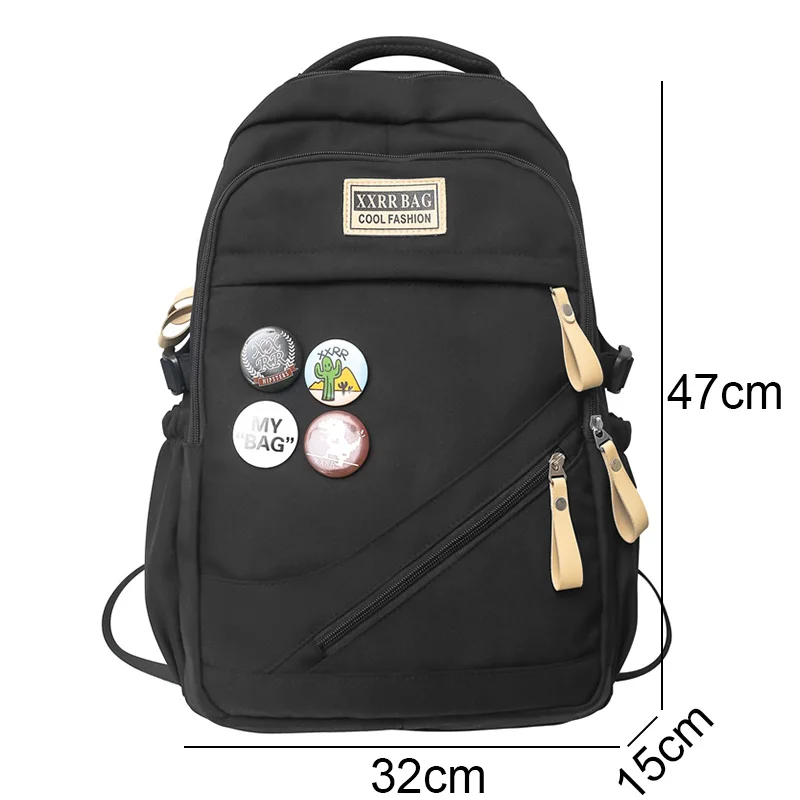 Mężczyzna pani o dużej pojemności podróży BookBag fajne kobiety mężczyźni Nylon plecak moda dziewczyna chłopiec plecak kobieta Laptop torba studencka