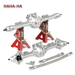 Aluminum Alloy Complete Front & Rear Axle SOA Mount for 1/10 RC Crawler Truck LCG Chassi Axial SCX10 II 90046 90047 RGT 86100