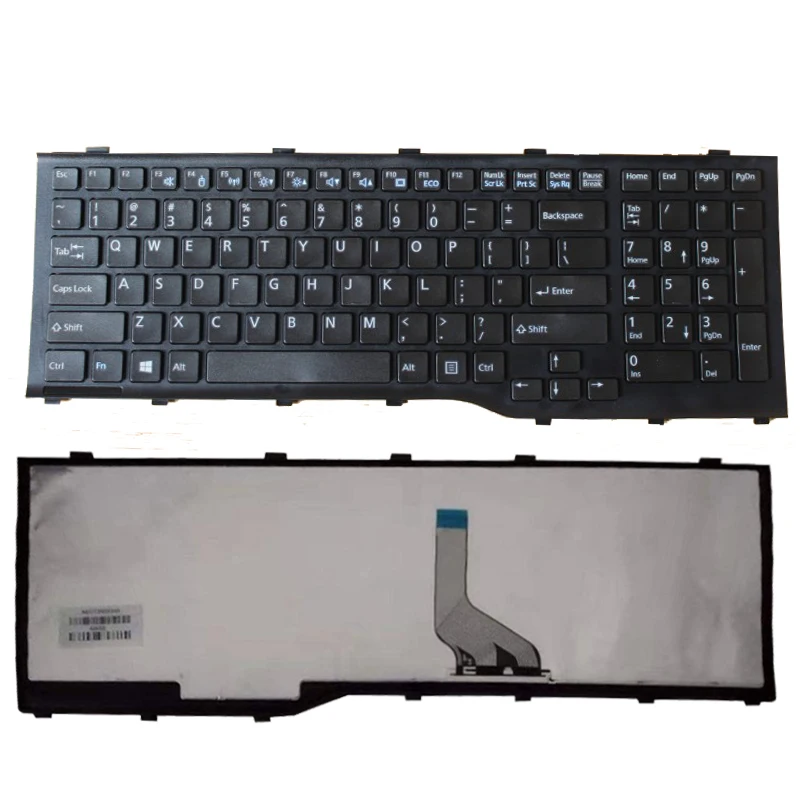 New For Fujitsu Lifebook AH532 A532 N532 NH532 MP-11L63US-D85 CP569151-01 Series US laptop Keyboard Teclado Black