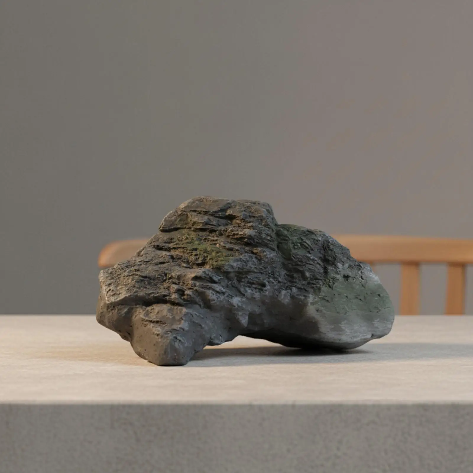 Artificial Industrial Stone Fiberglass Prop Realistic Weathered Rock for Stage Display Photography