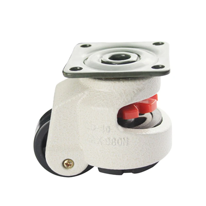 KSOL Rubber Foot 40F Foot Level Adjustment Equipment Cart Caster 60Kg Load Capacity Furniture Leveling Roller Master Wheel