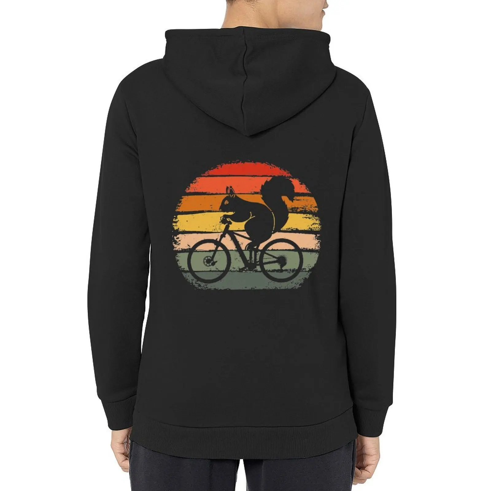 

Squirrel Riding A Bicycle Vintage Bike Squirrel Hoodie autumn clothes autumn aesthetic clothing hoodie for men