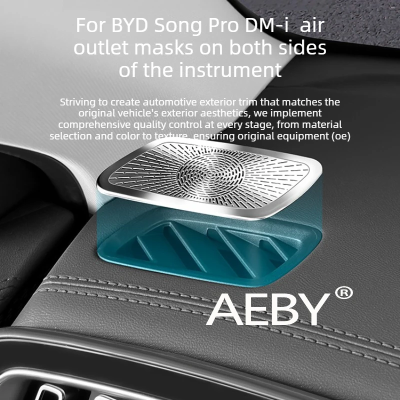 AEBY For BYD Song Pro DM-i 2025-2026 Air Vent Cover Set,Dashboard Trim Cover,Anti-Dust Trim Panel,Decorative Protective Panel