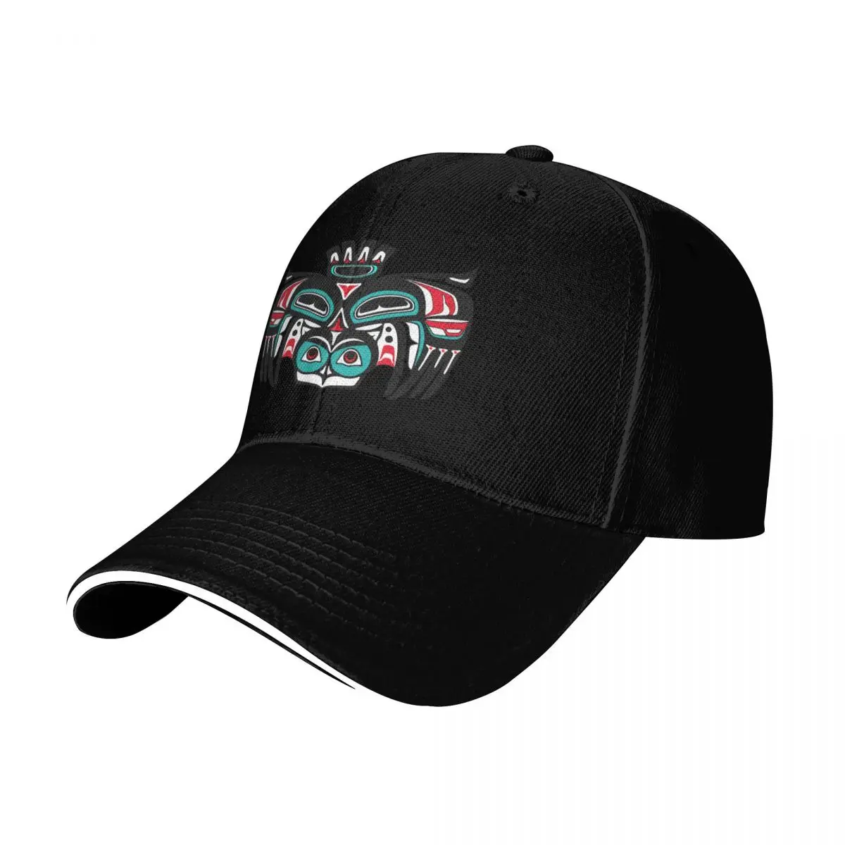 Haida Tlingit Native Baseball Cap Summer Beach Travel Streetwear Hip Hop Trendy Vintage Retro Embroidered