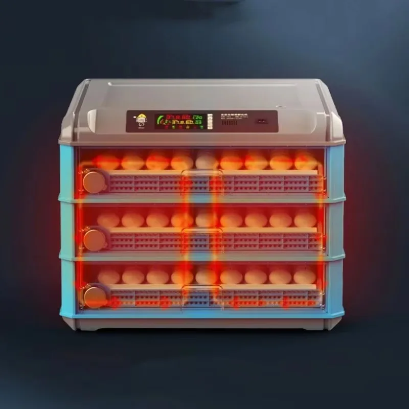 12-500 Capacity Fully Automatic Small Automatic Egg Incubator Duck Goose Bird Incubator Machine 220V Home Use For Quail Hatching