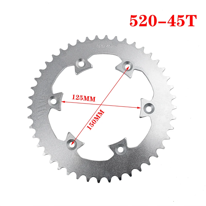 Motorcycle Rear Chain Sprocket 42T 45T 48T 50T 52T for KTM EXC SX XCW EXCF SXF MXC LC4 SMC SMR 125 144 150 200 250 300 450 525