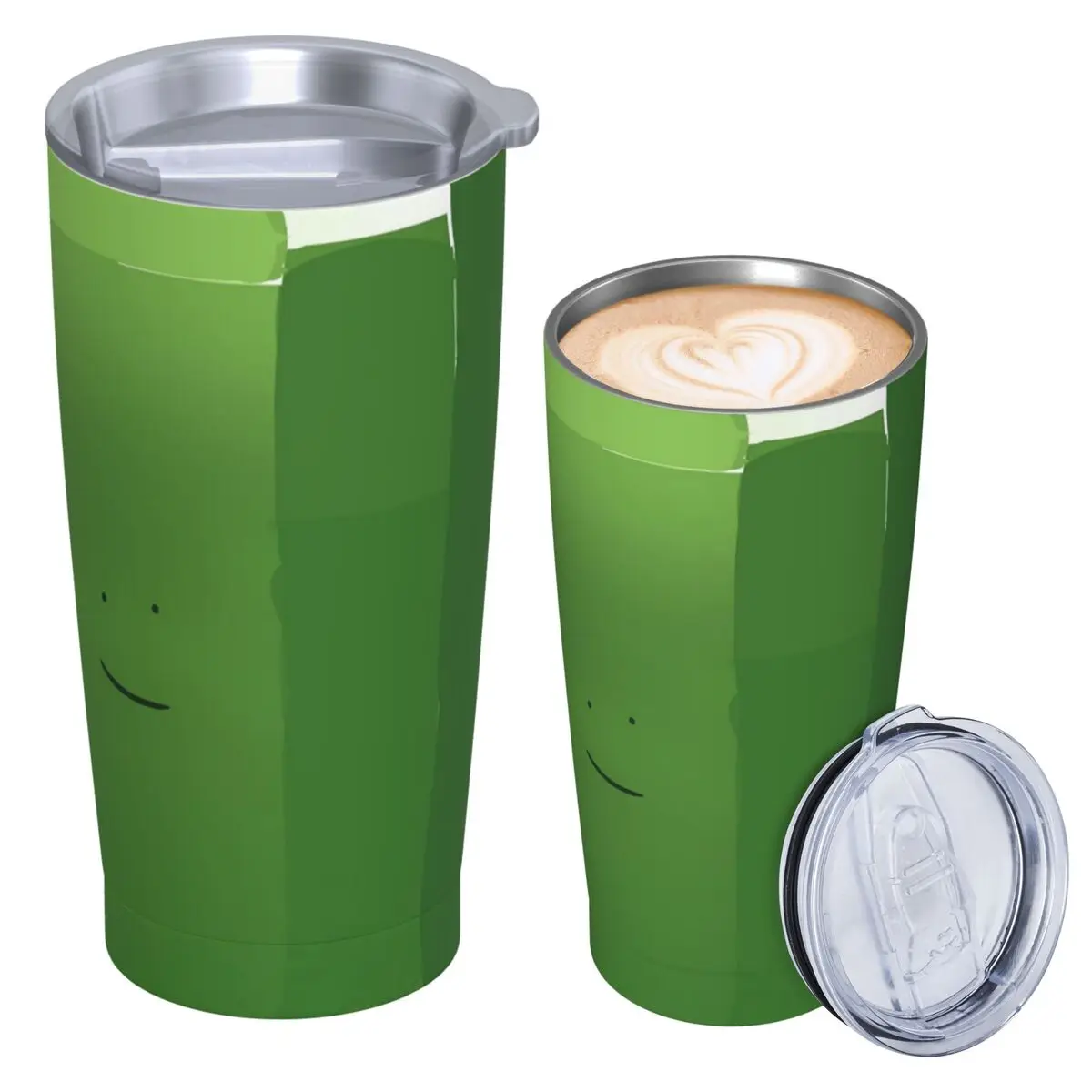 Liam Plecak From HFJone (SMILE) Stainless Steel Tumbler Vacuum Insulated Mugs Thermal Cold Cup Straws With Lid 20oz
