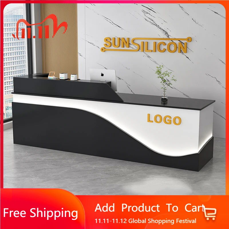 

Hallway Modern Reception Desks Retro Luxury Counter Display Reception Desks Salon Partitions Escritorio Moderno Hotel Furniture