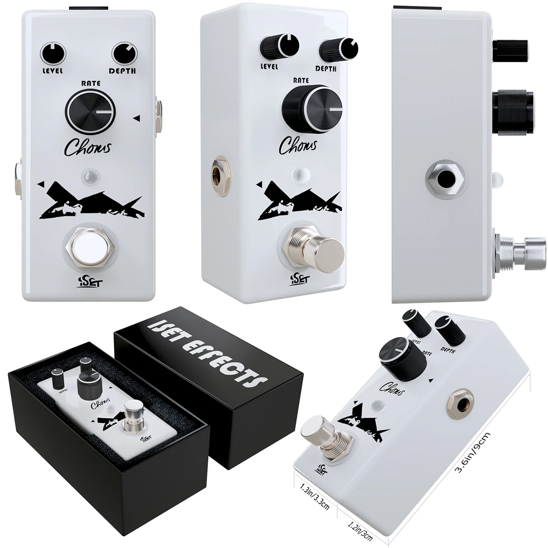 

ISET PD-4 Chorus Ensemble King Boss-CH1 Choral Effect l Classic Style Analog Chorus Electric Guitar Pedal True Bypass Parts