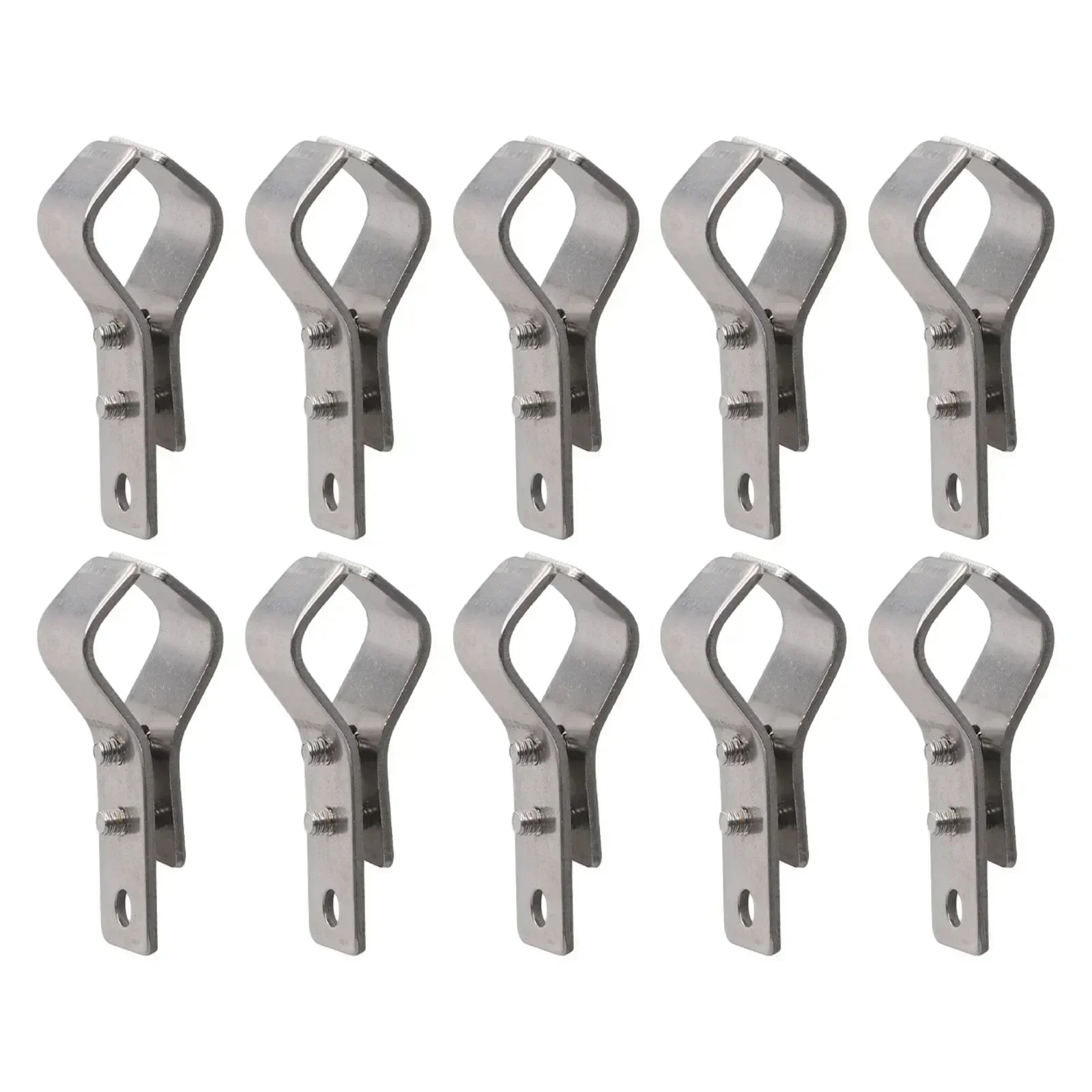 Easy Install Stainless Steel Clamps Canopy Sunshade Installation Clamps 55*42*2mm Stainless Steel Pipe Clamps Cost-effective Kit