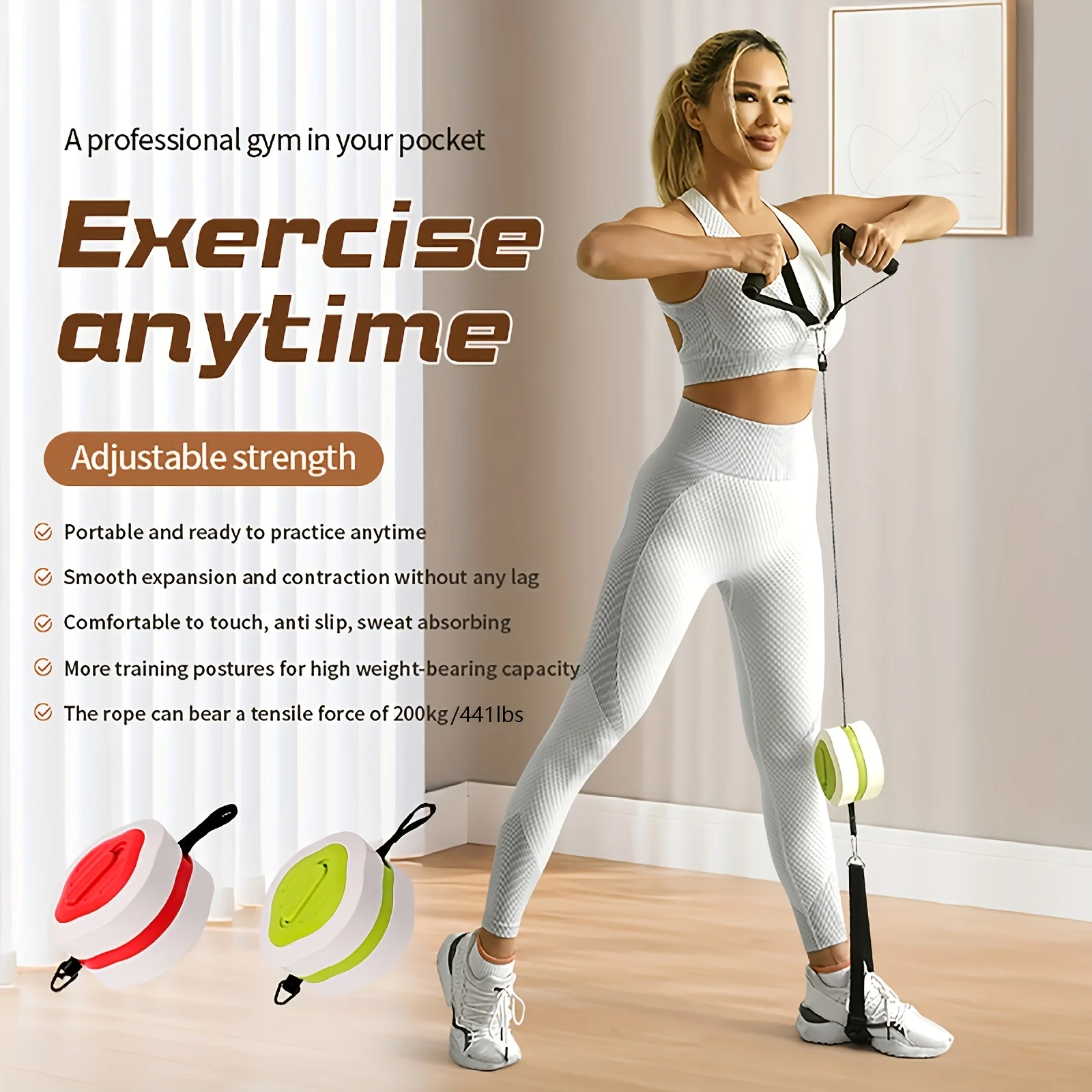 Home Gym Kit - Kit d'entraînement à domicile avec câble