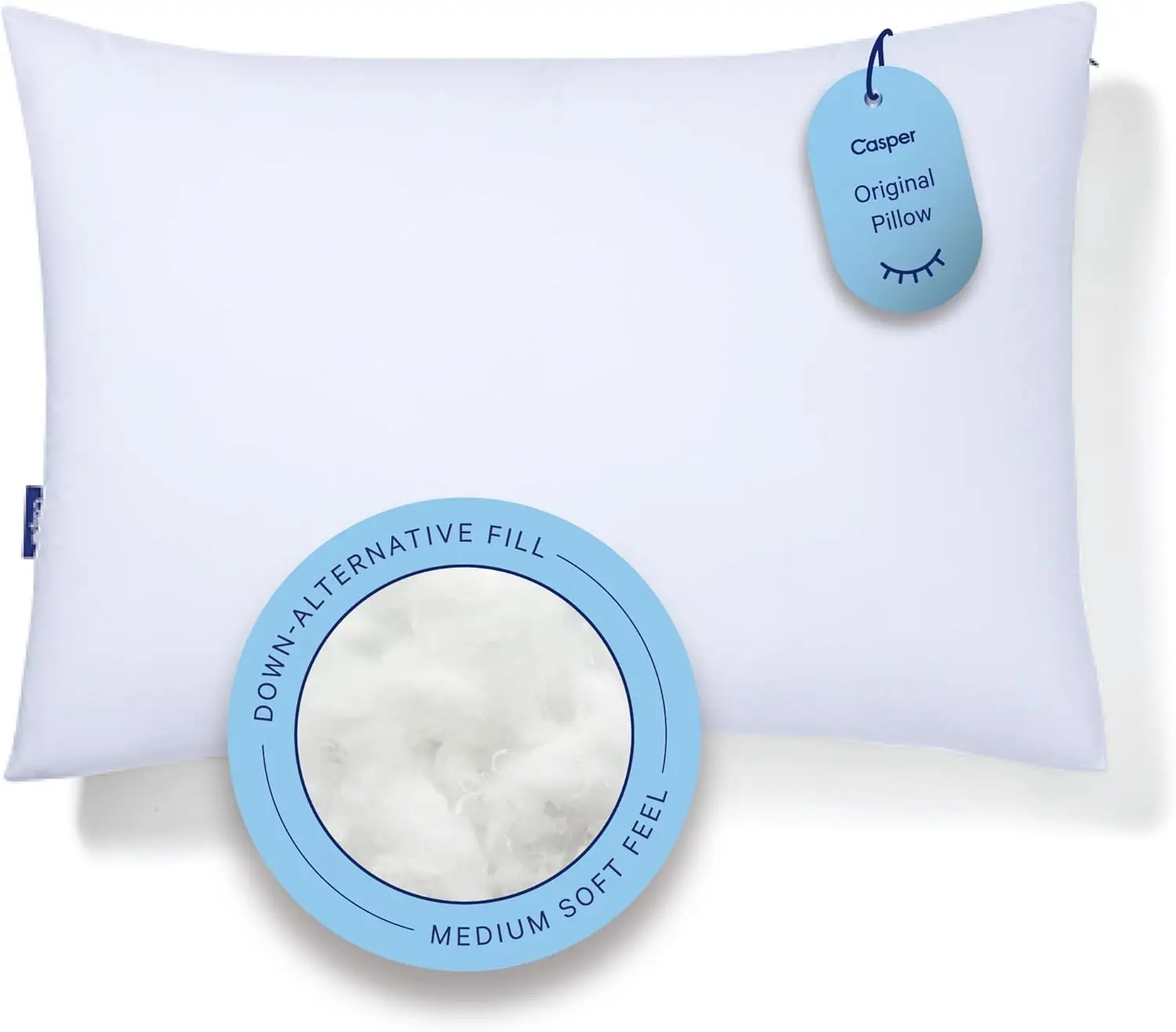 

Standard White Sleep Pillow for Comfortable Rest, Hypoallergenic and Supportive